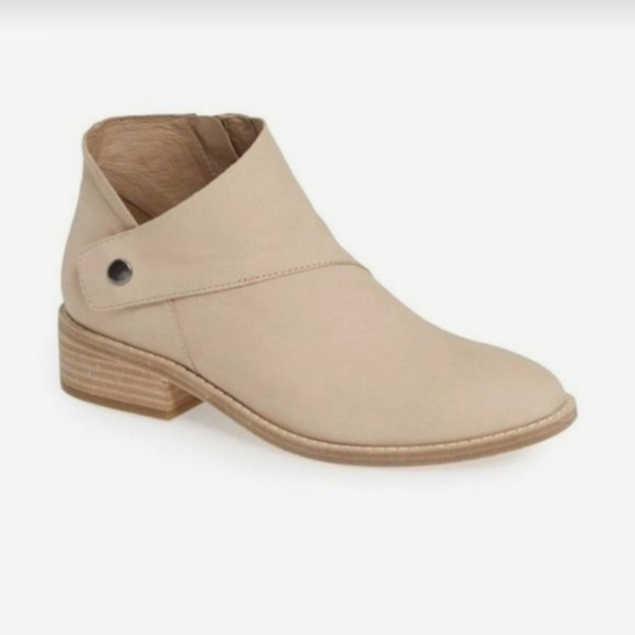 Eileen Fisher Billie Nubuck Booties - Picture 1 of 8
